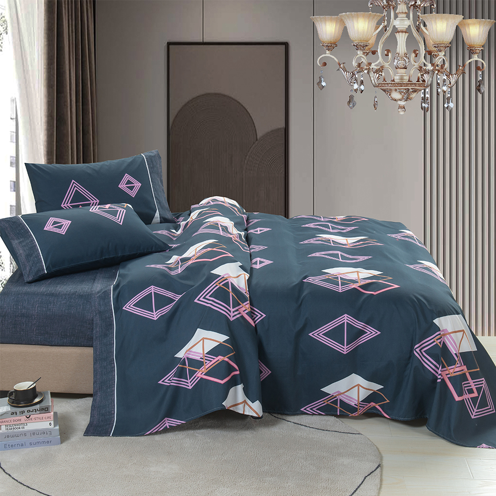 99,99% Polyester Twill Disperse painettu 4 kpl