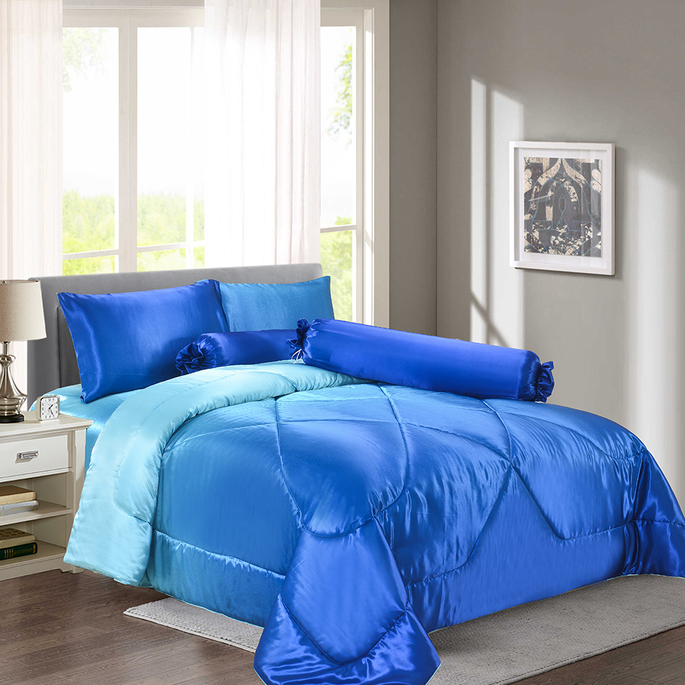 Printing Satin Color 5kpcs Comforter -sarja